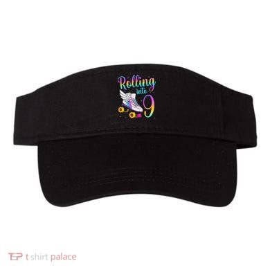 Rolling Into 9 years Lets Roll I'm Turning 9 Roller Skate Visor