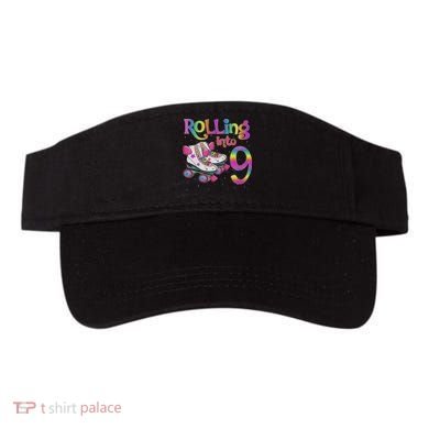 Rolling Into 9 Years Let's Roll I'm Turning 9 Roller Skate Visor