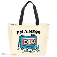 Radio IM A Mess Tote Bag thumb 0
