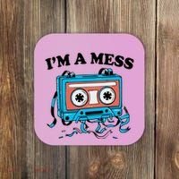 Radio IM A Mess Coaster thumb 0
