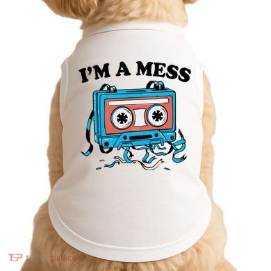 Radio IM A Mess Doggie Tank