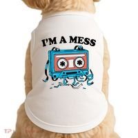 Radio IM A Mess Doggie Tank thumb 0