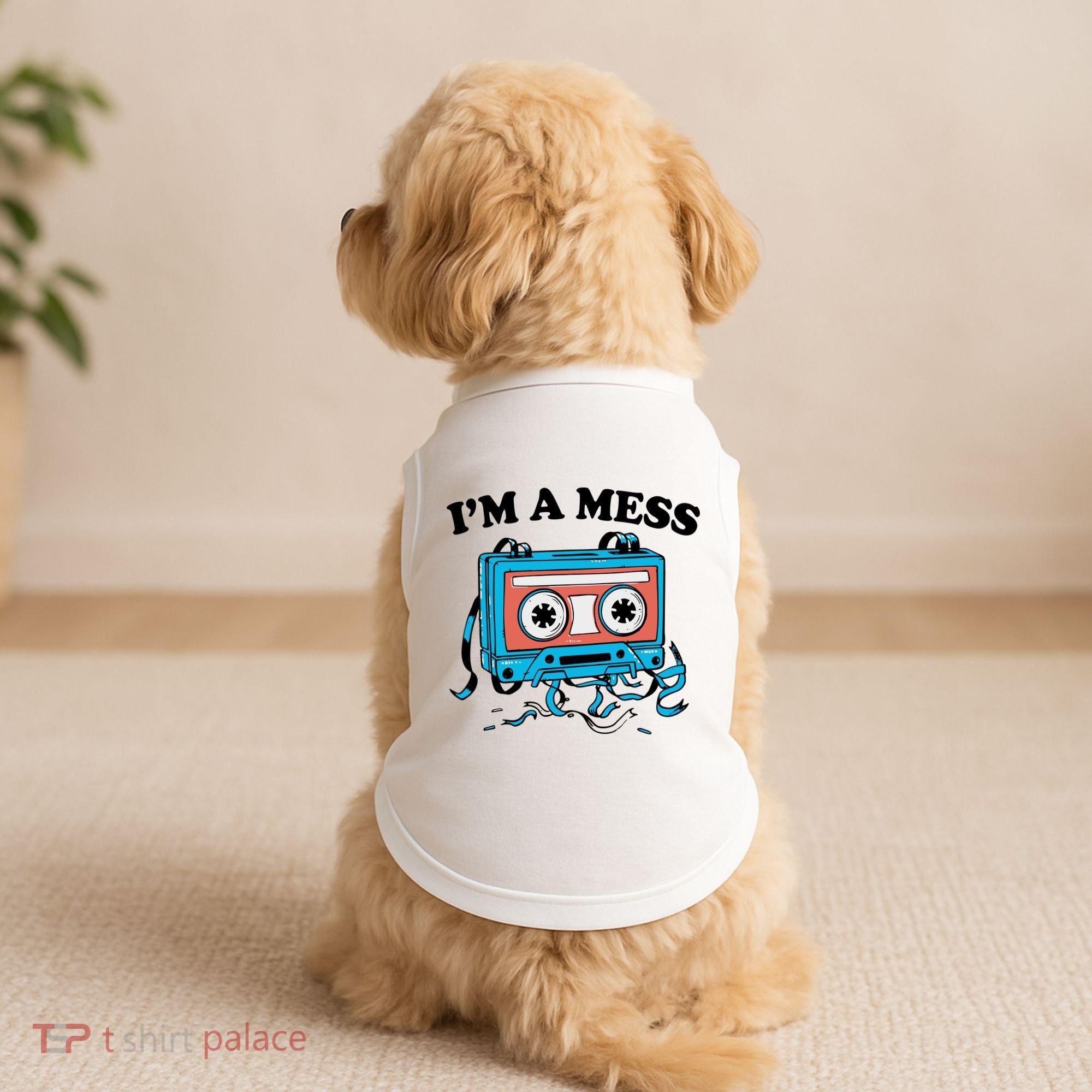 Radio IM A Mess Doggie Tank