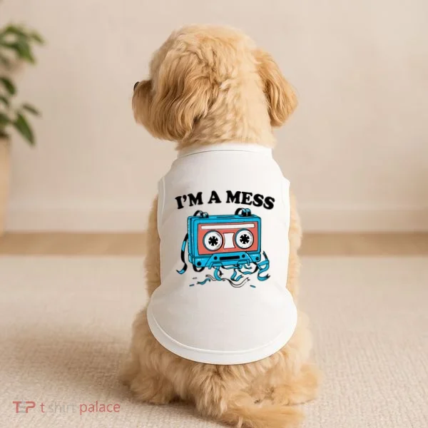 Radio IM A Mess Doggie Tank