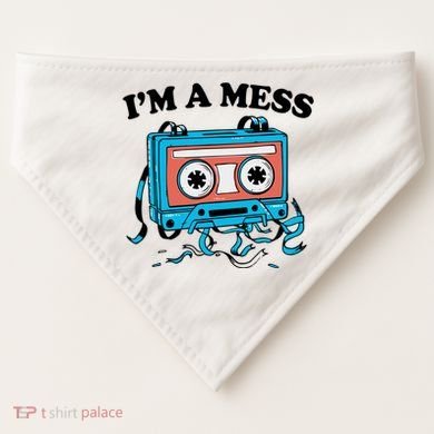 Radio IM A Mess USA-Made Doggie Bandana