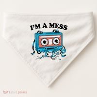 Radio IM A Mess USA-Made Doggie Bandana thumb 0
