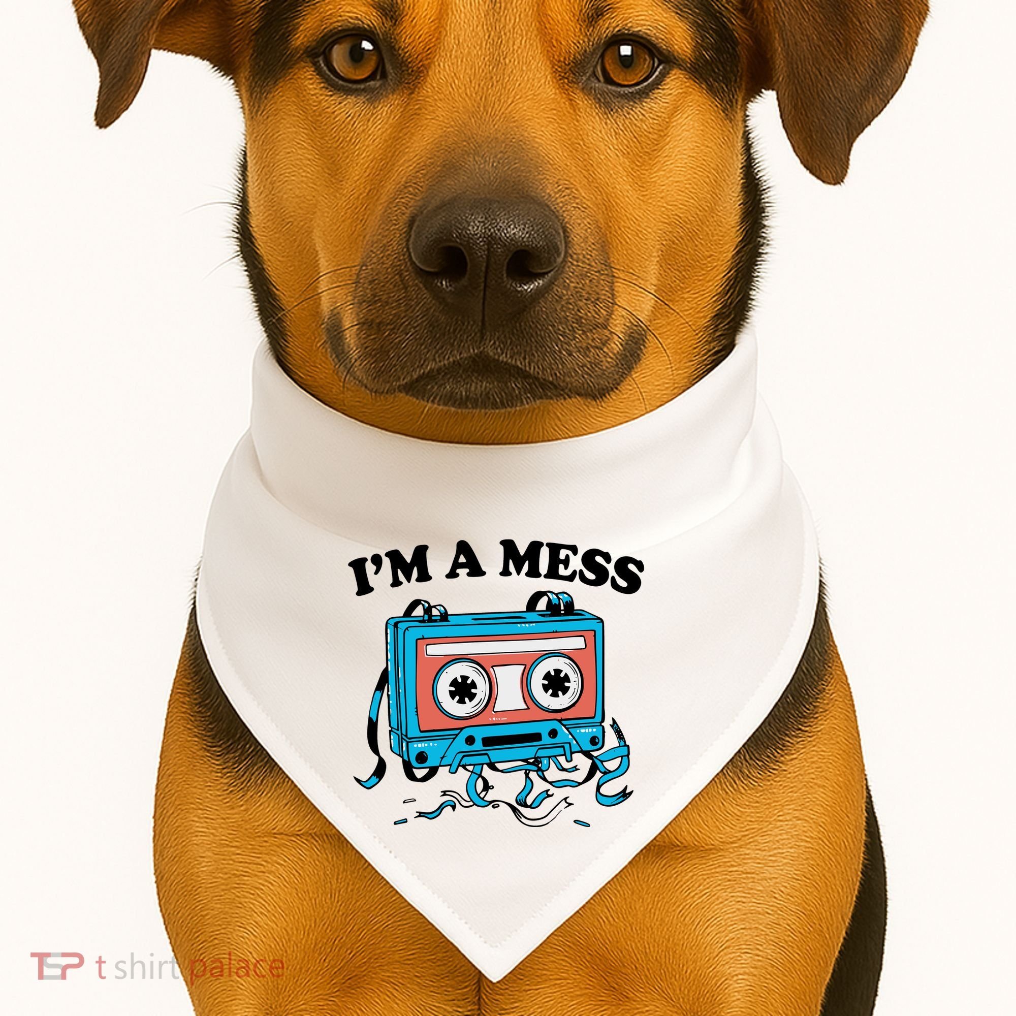 Radio IM A Mess USA-Made Doggie Bandana