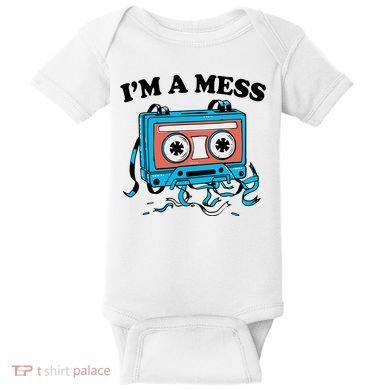Radio IM A Mess Baby Bodysuit