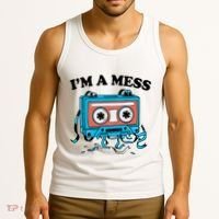 Radio IM A Mess Tank Top thumb 3