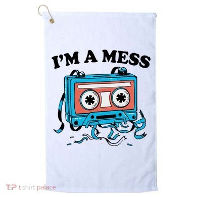 Radio IM A Mess Golf Towel