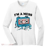 Radio IM A Mess Women's Long Sleeve Shirt thumb 0