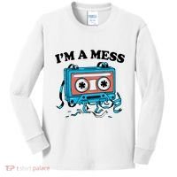 Radio IM A Mess Kids Long Sleeve Shirt thumb 0