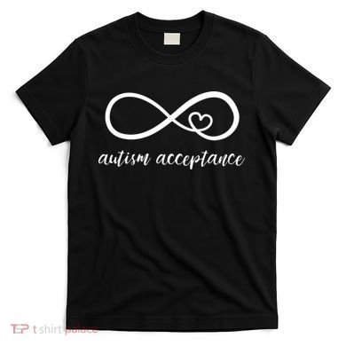 Red Instead Autism Shirt Autism Acceptance T-Shirt