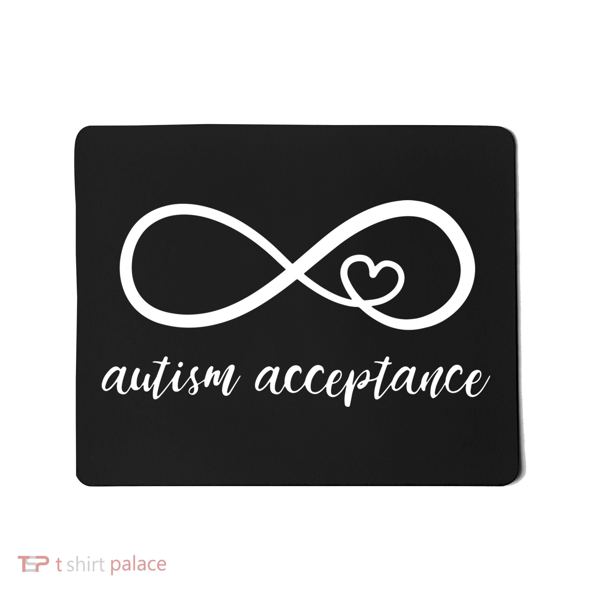 Red Instead Autism Shirt Autism Acceptance Mousepad