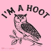 Retro I'm A Hoot Owl Bird Pun Sarcastic Jokes Women Coaster thumb 2