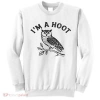 Retro I'm A Hoot Owl Bird Pun Sarcastic Jokes Women Sweatshirt thumb 0