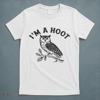 Retro I'm A Hoot Owl Bird Pun Sarcastic Jokes Women T-Shirt thumb 5
