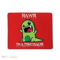 Rawr IM A Dinosaur Cartoon Trex Monster Mousepad thumb 0