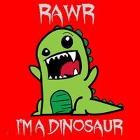 Rawr IM A Dinosaur Cartoon Trex Monster Toddler Hoodie thumb 2