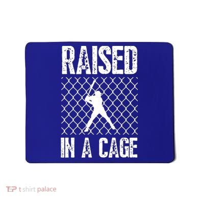 Raised In A Cage Baseball Gift Mousepad