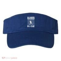 Raised In A Cage Baseball Gift Visor thumb 0