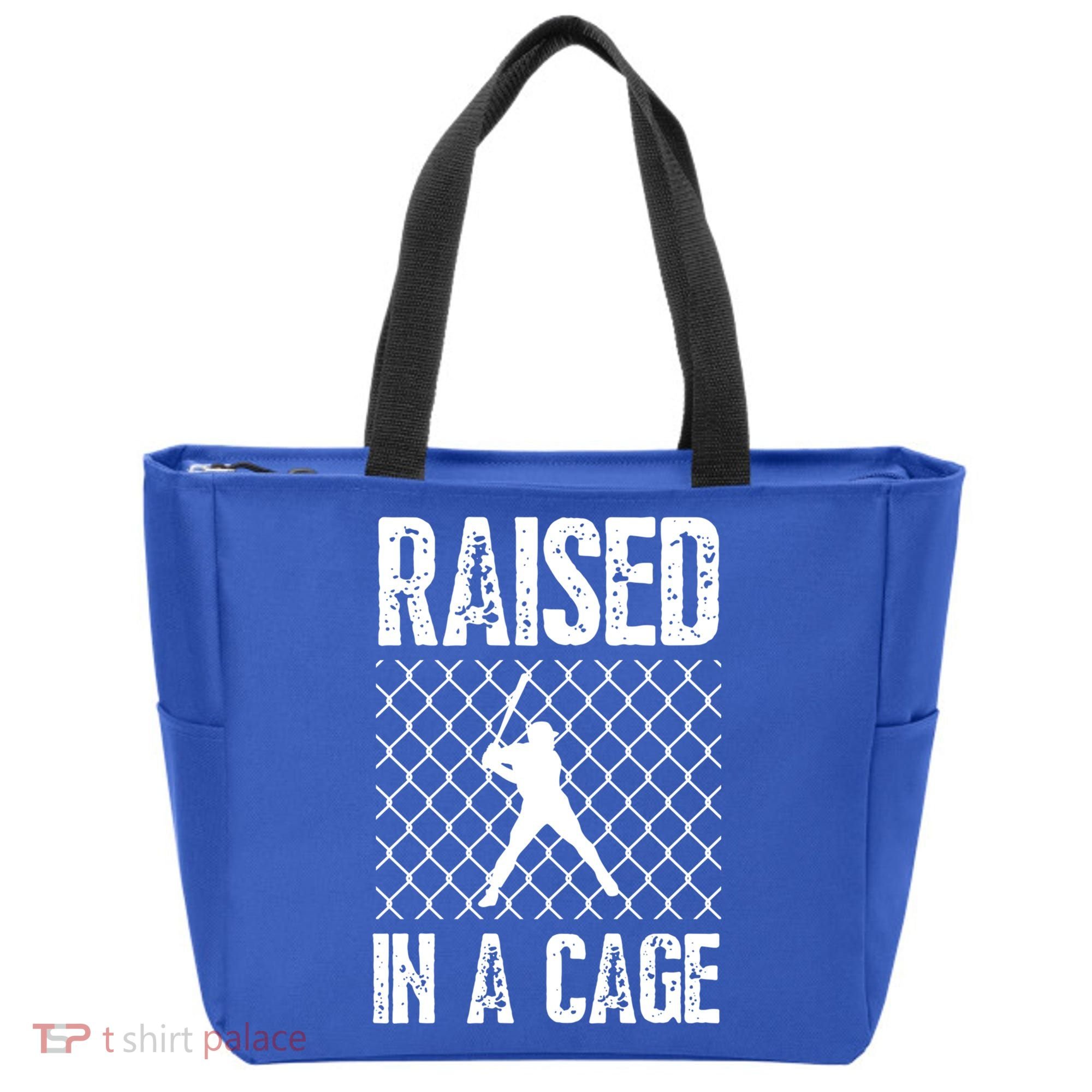 Raised In A Cage Baseball Gift Tote Bag