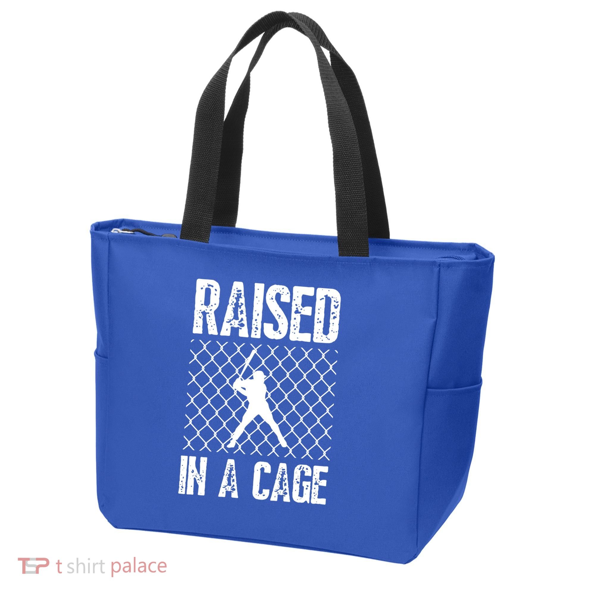 Raised In A Cage Baseball Gift Tote Bag