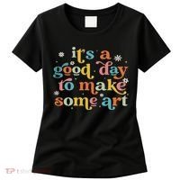 Retro It's A Good Day To Make Some Art Teacher Student Women's T-Shirt thumb 0
