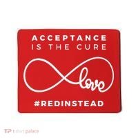 Red Instead Acceptance Of Autism Mousepad thumb 0