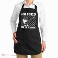 Raised In A Cage Baseball Training Batter Catcher Pitch Apron thumb 2