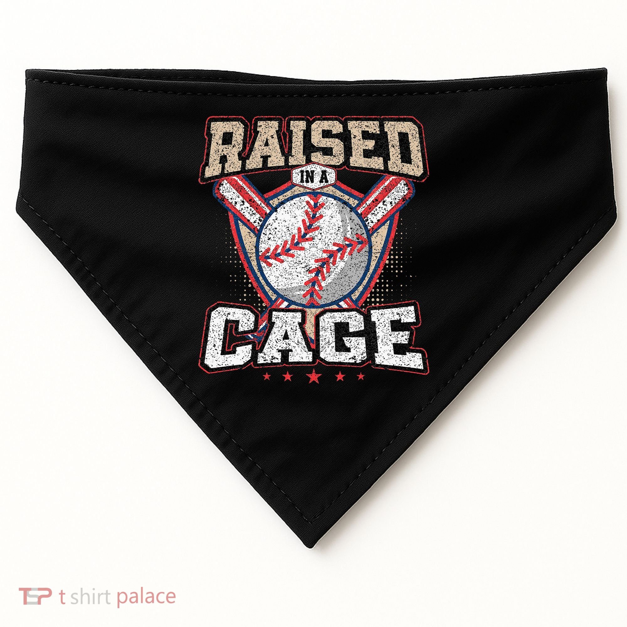 Raised In A Cage USA-Made Doggie Bandana