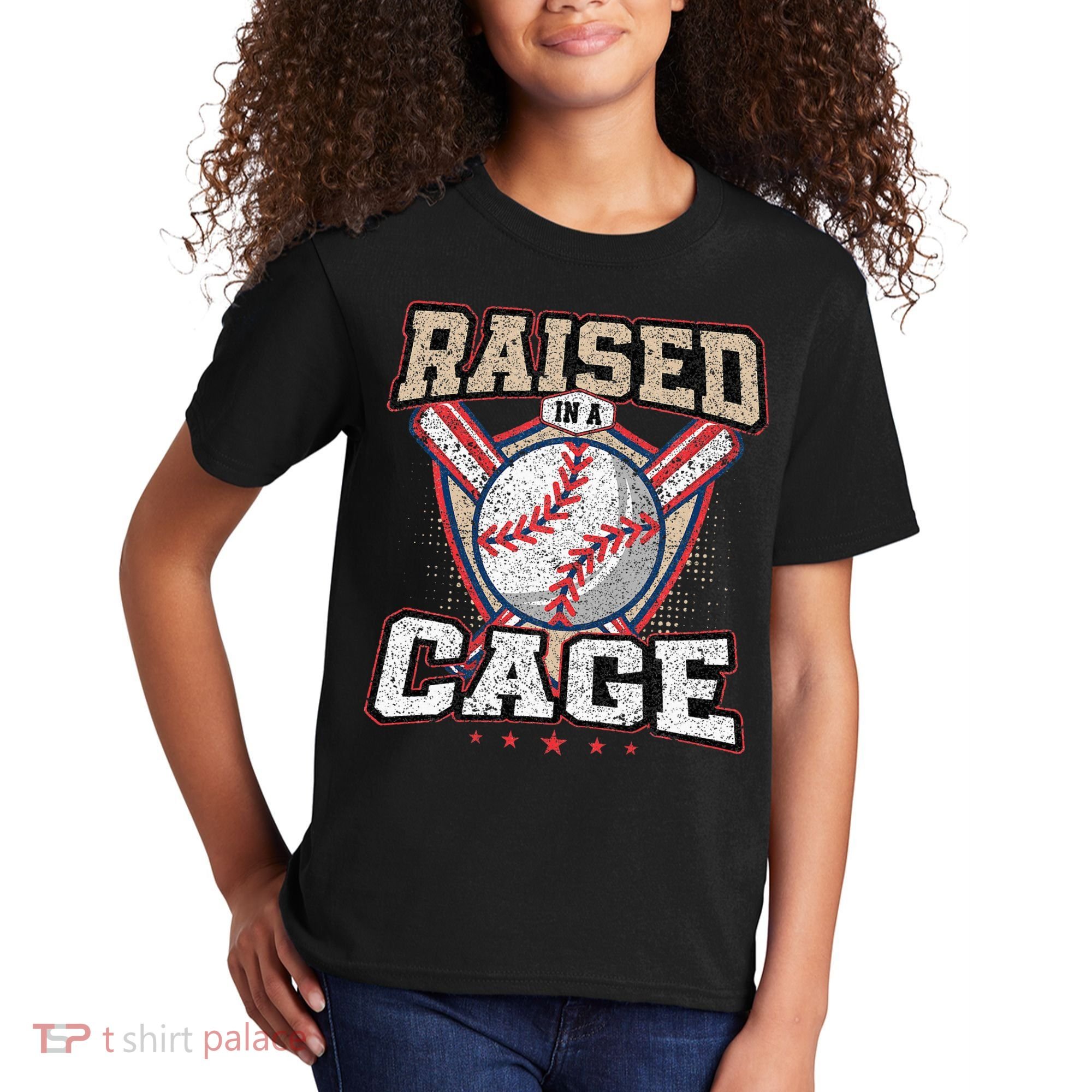 Raised In A Cage Kids T-Shirt