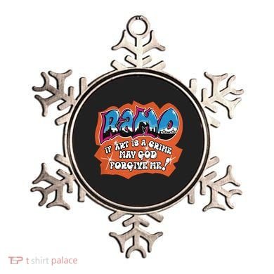 Ramo If Art Is A Crime May God Forgive Me Ornament