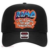 Ramo If Art Is A Crime May God Forgive Me Hat thumb 0