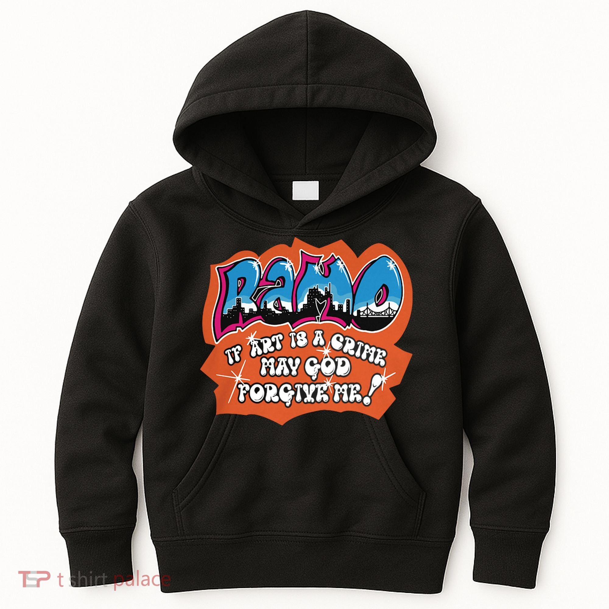 Ramo If Art Is A Crime May God Forgive Me Kids Hoodie