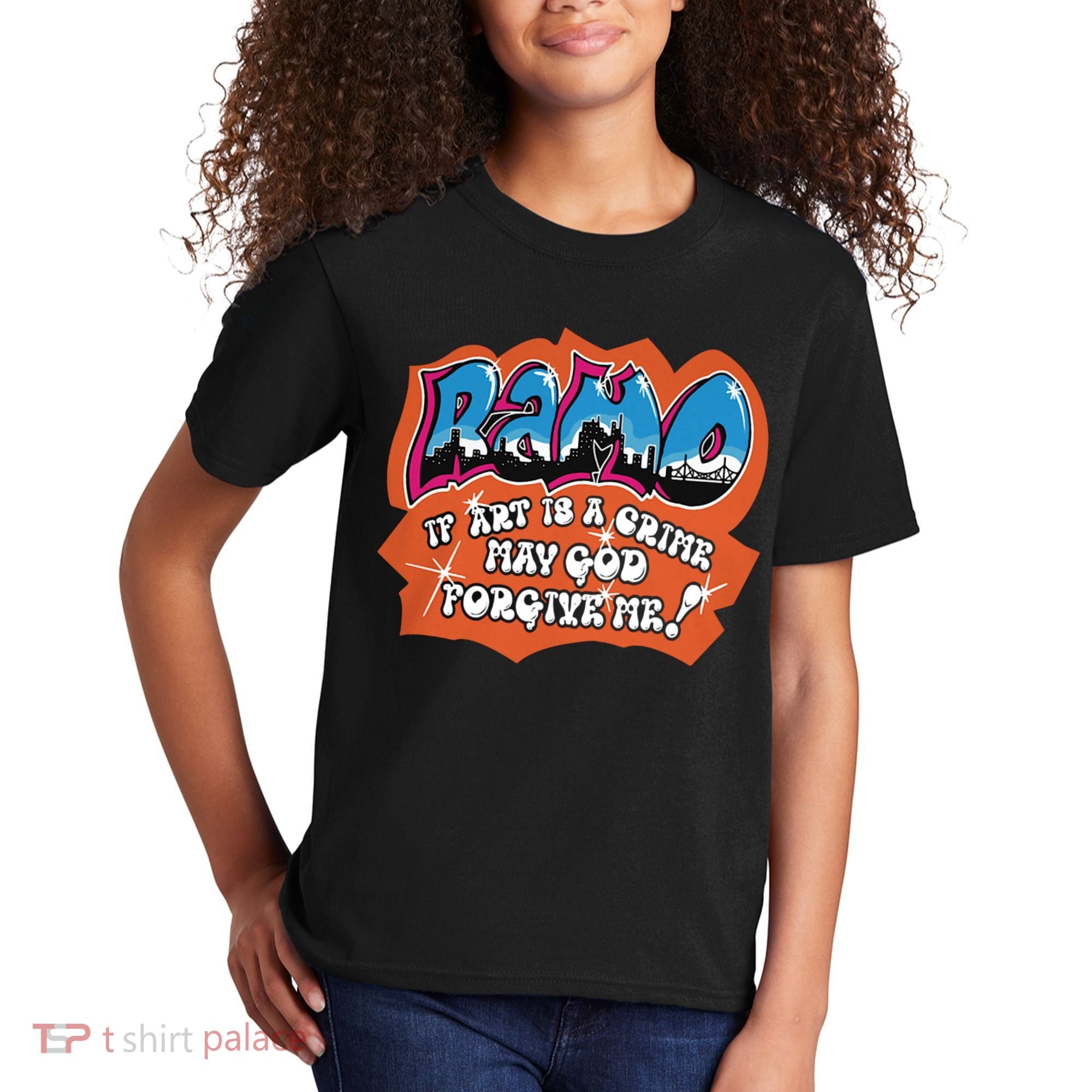 Ramo If Art Is A Crime May God Forgive Me Kids T-Shirt