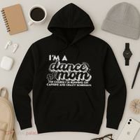 Retro I’M A Dance Mom Of Course I’M Running On Caffeine Hoodie thumb 3