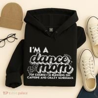 Retro I’M A Dance Mom Of Course I’M Running On Caffeine Hoodie thumb 4