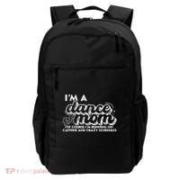 Retro I’M A Dance Mom Of Course I’M Running On Caffeine Backpack thumb 0