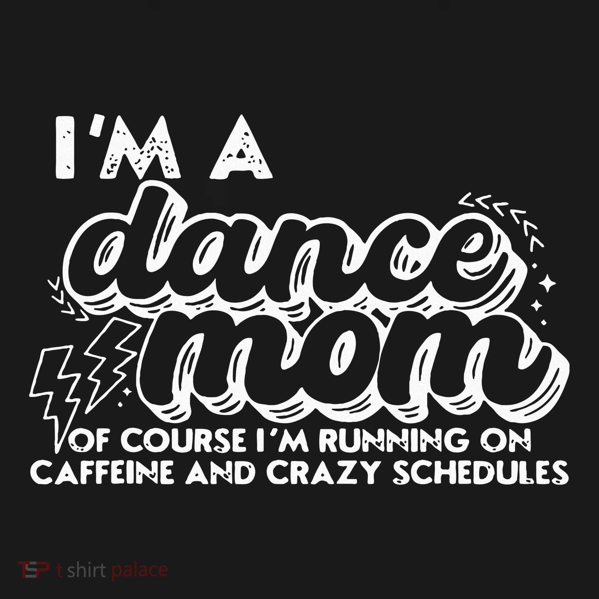 Retro I’M A Dance Mom Of Course I’M Running On Caffeine Women's Hoodie