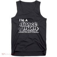 Retro I’M A Dance Mom Of Course I’M Running On Caffeine Tank Top thumb 0