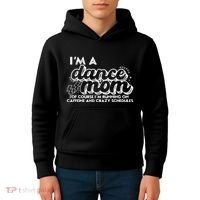 Retro I’M A Dance Mom Of Course I’M Running On Caffeine Kids Hoodie thumb 4