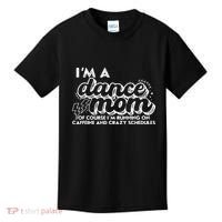 Retro I’M A Dance Mom Of Course I’M Running On Caffeine Kids T-Shirt thumb 0