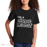 Retro I’M A Dance Mom Of Course I’M Running On Caffeine Kids T-Shirt thumb 2