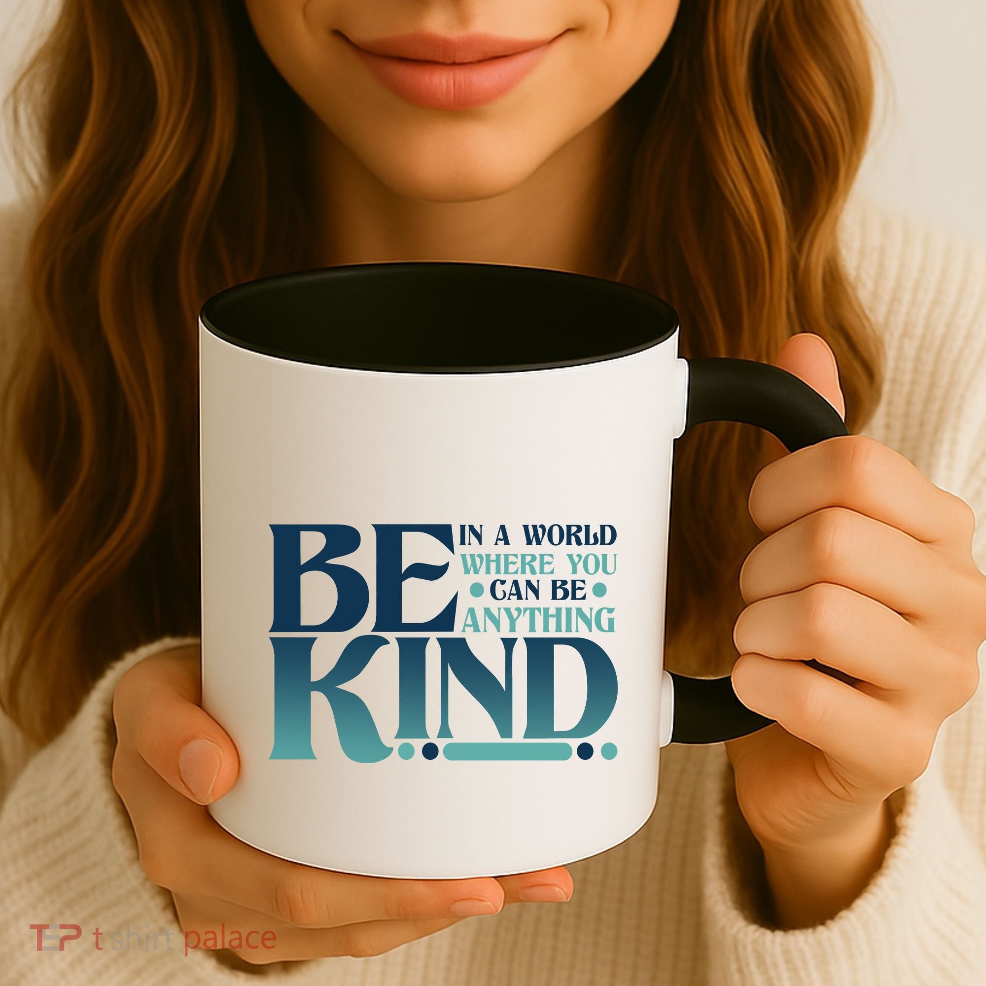Retro In A World Where You Can Be Anything Be Kind Coffee Mug