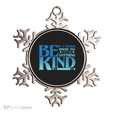 Retro In A World Where You Can Be Anything Be Kind Ornament