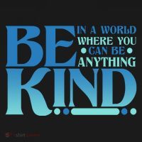 Retro In A World Where You Can Be Anything Be Kind Ornament thumb 1