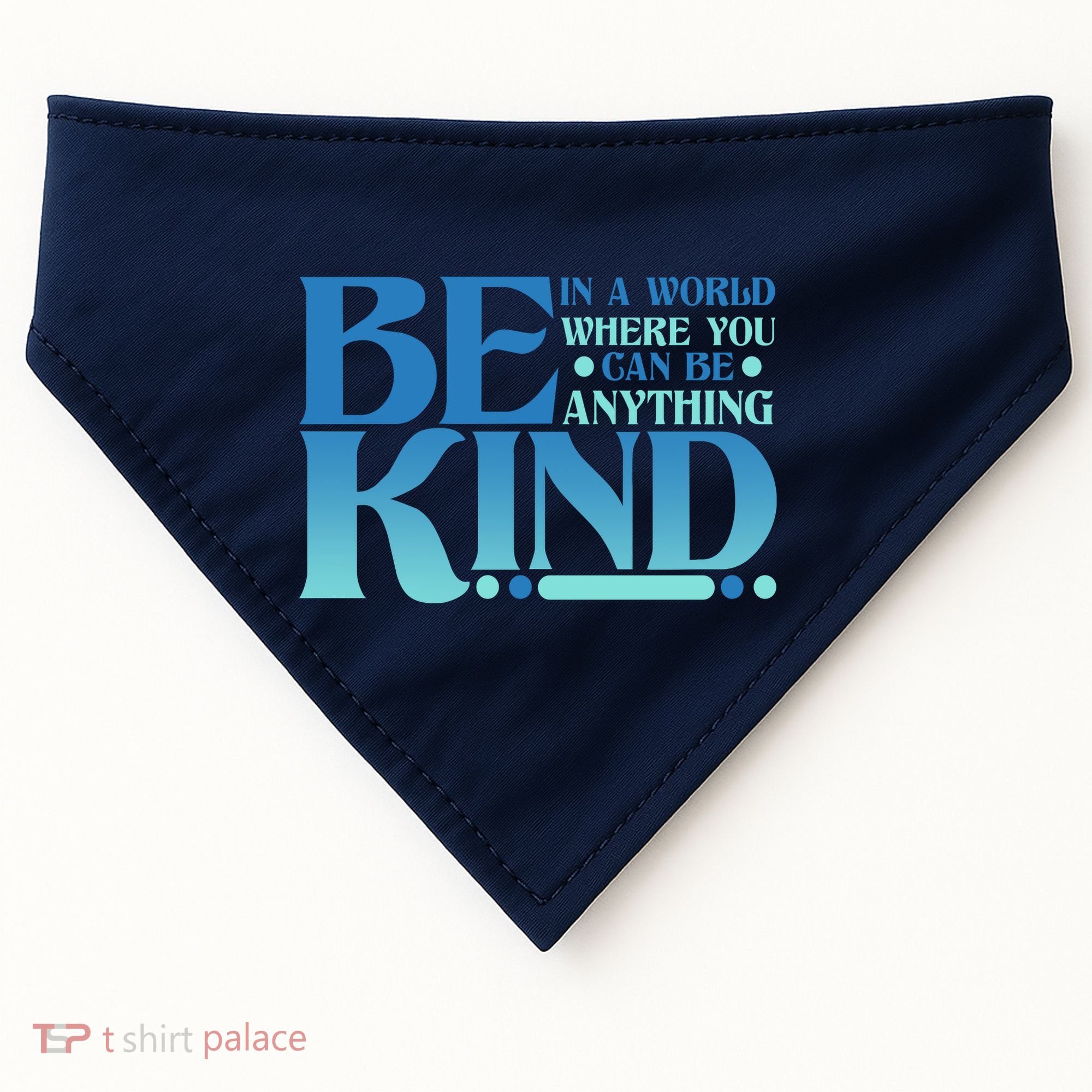Retro In A World Where You Can Be Anything Be Kind USA-Made Doggie Bandana