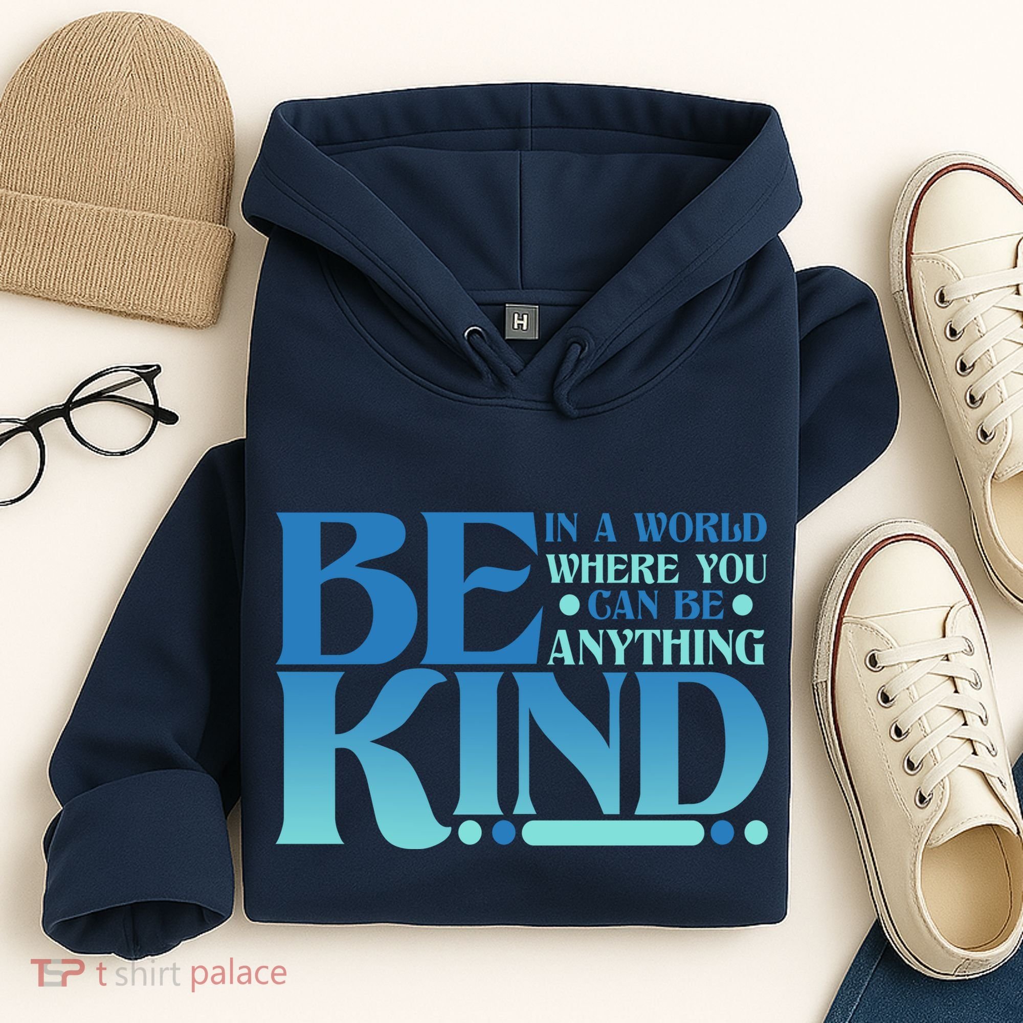 Retro In A World Where You Can Be Anything Be Kind Hoodie