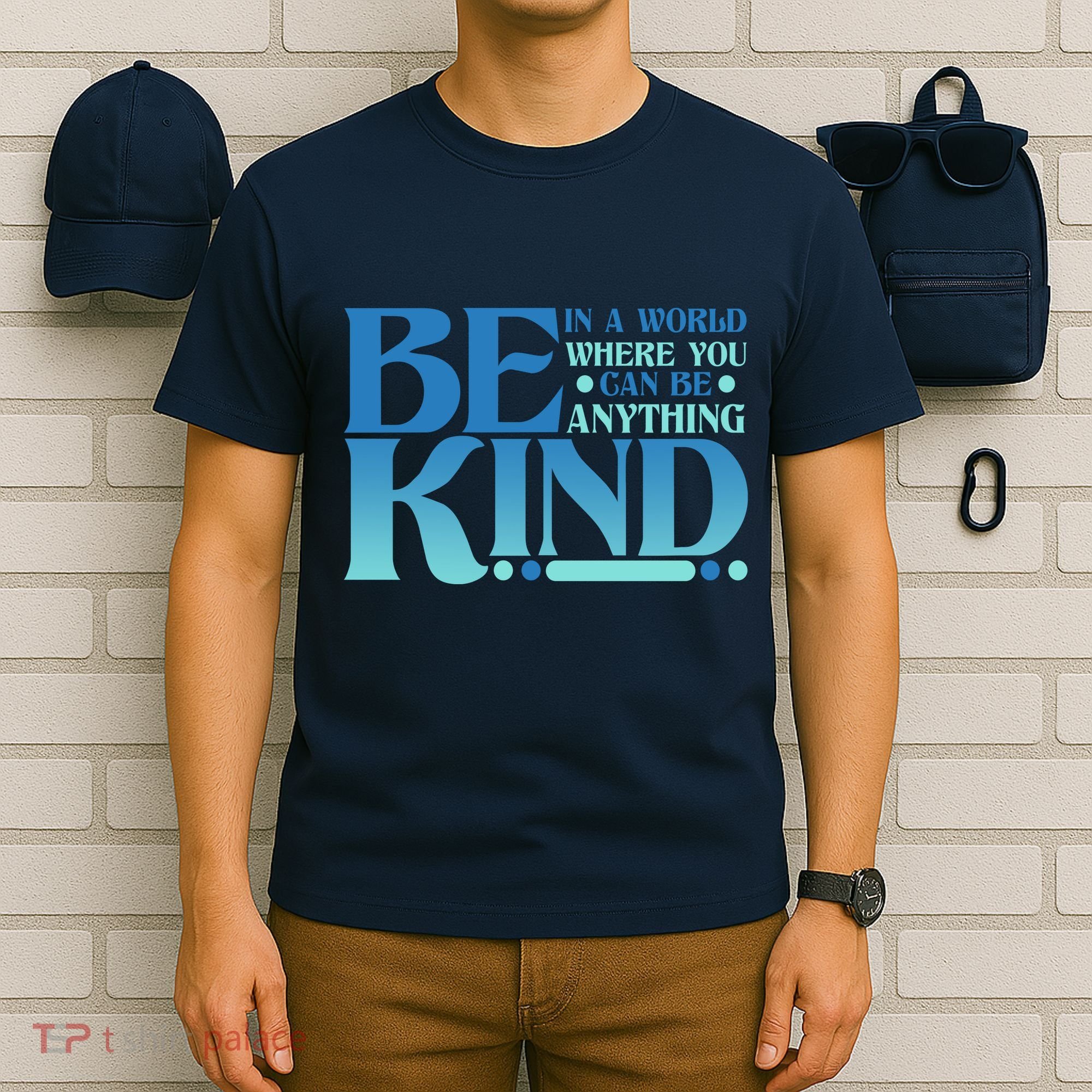 Retro In A World Where You Can Be Anything Be Kind T-Shirt